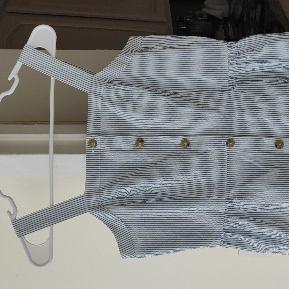 🌞J Crew seersucker dress sz 6 EUC - Picture 2 of 11